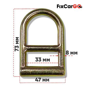 Пряжка 30 мм, 2 т. двухсекционная, WB3301